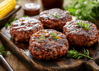 Bbq Minced Beef And Veggie Patties