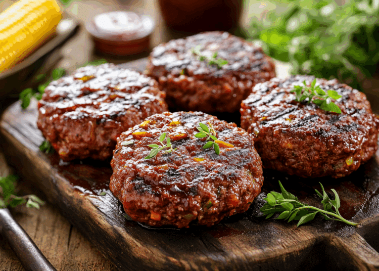 Bbq Minced Beef And Veggie Patties