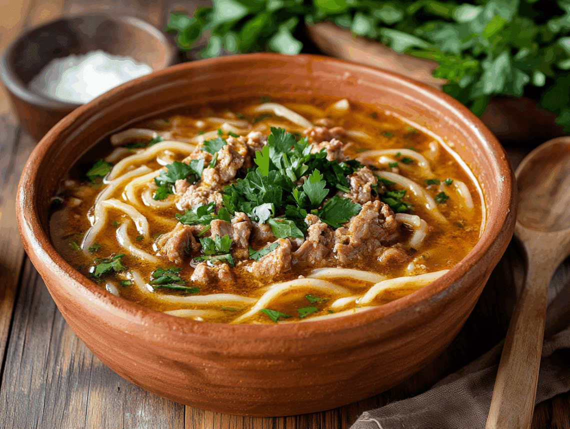 Bolivian Minced Pork Aji De Fideos