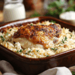 Oven Baked Chicken and Rice