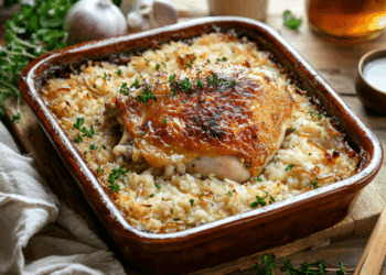 Oven Baked Chicken And Rice