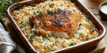 Oven Baked Chicken And Rice
