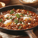 Spicy Lamb Mince Shakshuka