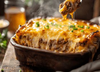 Beef Mince And Cheese Hashbrown Casserole