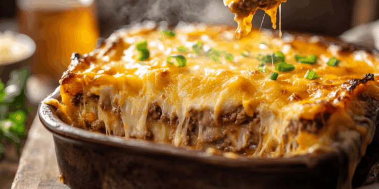 Beef Mince And Cheese Hashbrown Casserole