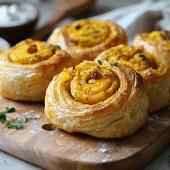 Minced Chicken Coronation Rolls