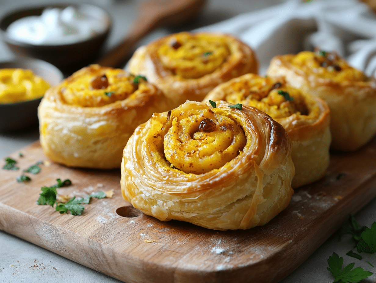 97 Britsh Inspired Mince Recipes 11 Royal British Delight: Minced Chicken Coronation Rolls