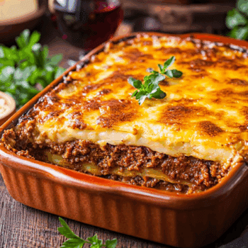 Layers Of Flavor: Classic Greek Beef Moussaka Feast 2 Greek Style Beef Moussaka Casserole2 1