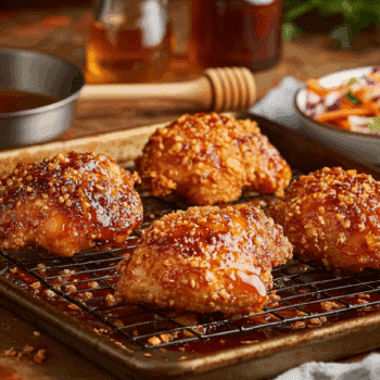 Baked Crunchy Hot Honey Chicken2 3