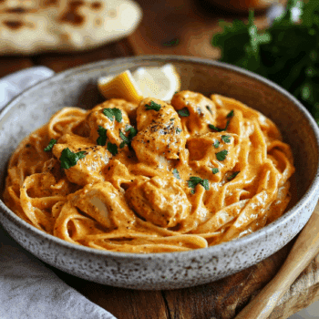Creamy Butter Chicken Linguine An International Culinary Journey2