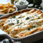 Creamy Tex Mex Delight Irresistible Cream Cheese Chicken Enchiladas2