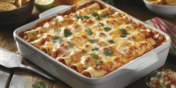 Creamy Tex Mex Delight Irresistible Cream Cheese Chicken Enchiladas