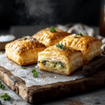 Venison Mince Sausage Rolls with Kawakawa