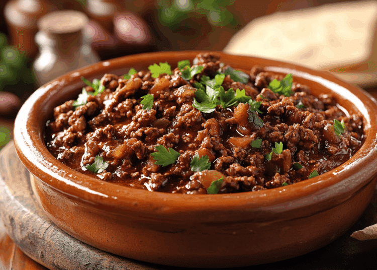 Lamb Mince And Date Tagine