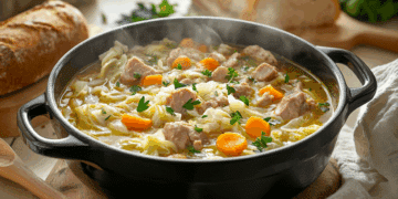 Rustic Pork &Amp; Cabbage Soup
