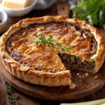 Lamb Mince and Leek Tart