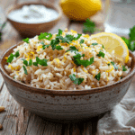 Minced Chicken and Lemon Pilaf