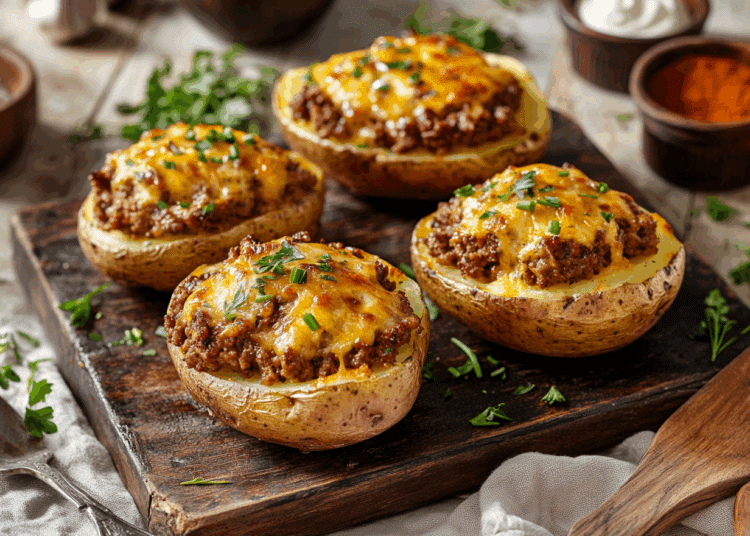 Wild Game Meets Comfort: Hearty Venison Stuffed Potatoes 1 Minced Venison And Herb Stuffed Potatoes