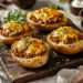 Minced Venison And Herb Stuffed Potatoes