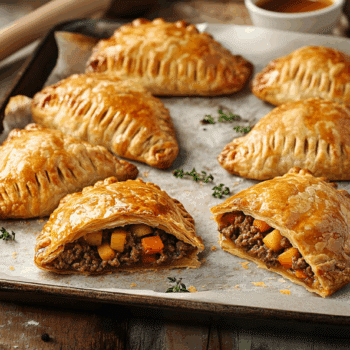 Hearty Cornish-Style Beef Pasties With Seasonal Vegetables 2 Minced Beef And Veggie Pasties