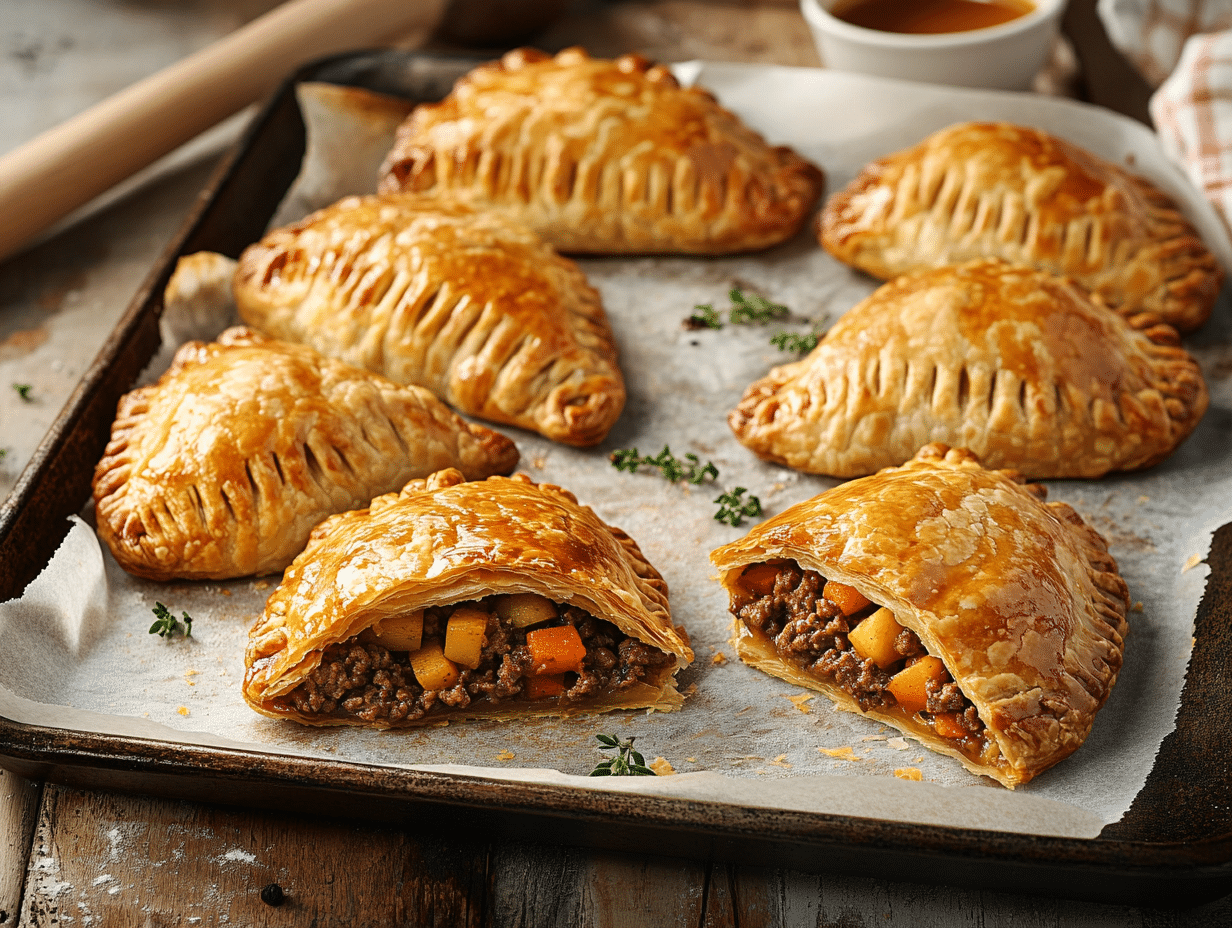 97 Britsh Inspired Mince Recipes 2 Hearty Cornish-Style Beef Pasties With Seasonal Vegetables