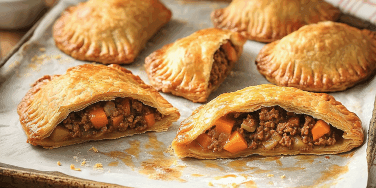 Hearty Cornish-Style Beef Pasties With Seasonal Vegetables 2 Minced Beef And Veggie Pasties