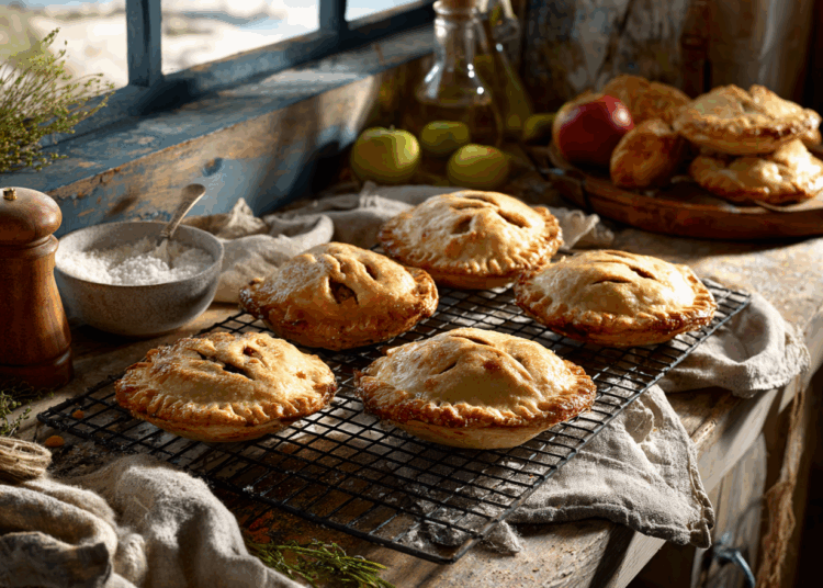 Minced Pork, Apple, And Fennel Pies