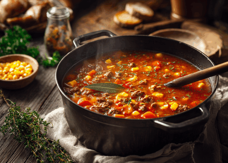 Minced Lamb And Tomato Carbonada Stew