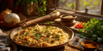 Colombian Minced Chicken Arroz Atollado