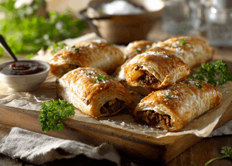 Minced Lamb And Kumara Sausage Rolls