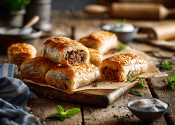 Lamb Mince And Mint Sausage Rolls