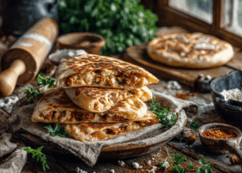 Turkish Chicken Gözleme
