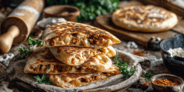 Crispy Turkish Chicken Pockets: A Street Food Delight 19 Turkish Chicken Gözleme