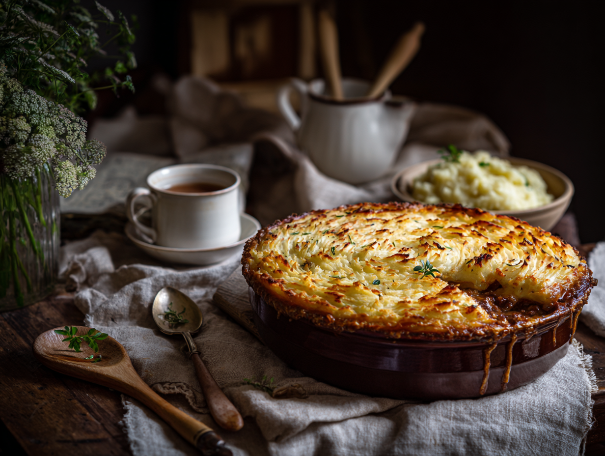 Irish Beef Mince And Cabbage Pie