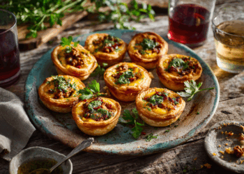 Minced Chicken Choripán Tarts