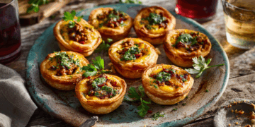 Minced Chicken Choripán Tarts