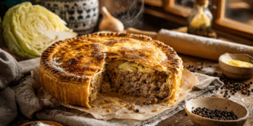 Minced Pork Norwegian Fårikål Pie