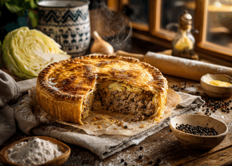 Minced Pork Norwegian Fårikål Pie