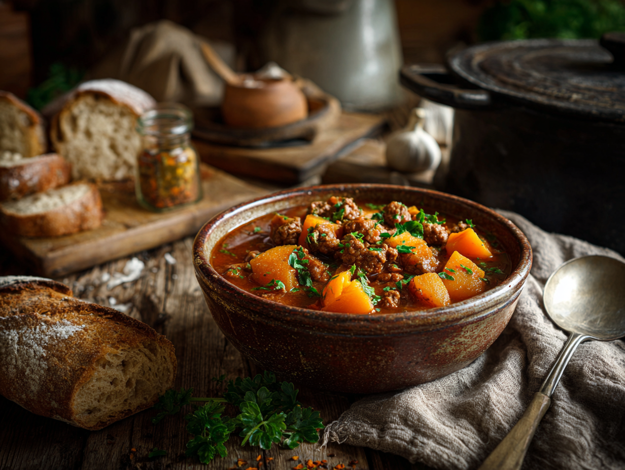 Minced Beef And Kumara Stew