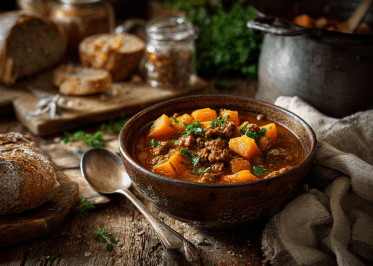 Minced Beef And Kumara Stew