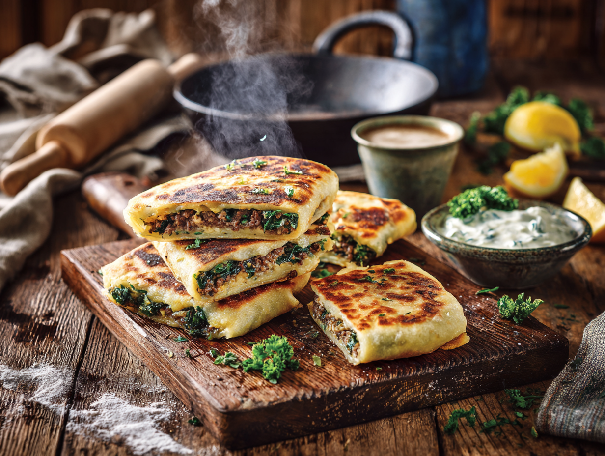 Lamb Mince Gozleme2