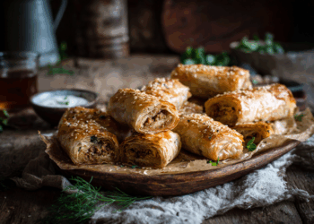 Pork Mince And Herb Borek