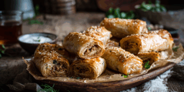 Pork Mince And Herb Borek
