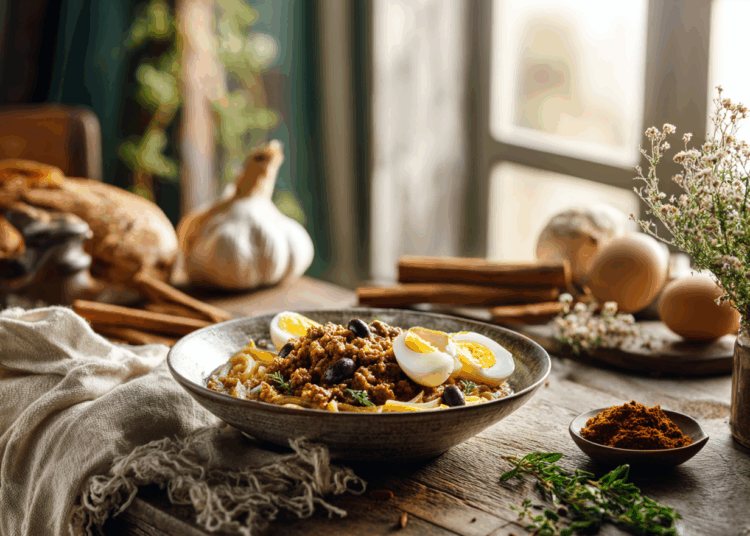 Spicy Minced Lamb Ají De Gallina Style