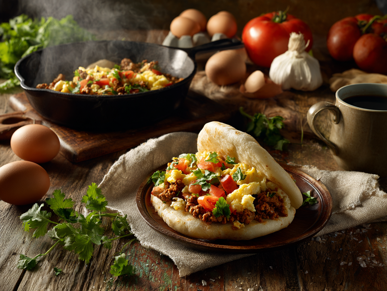 Minced Pork Perico Arepa Filling
