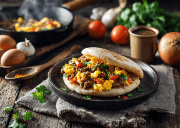 Minced Pork Perico Arepa Filling