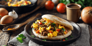 Minced Pork Perico Arepa Filling