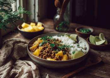 Beef Mince And Pineapple Curry
