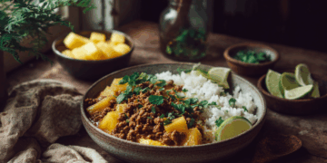 Beef Mince And Pineapple Curry