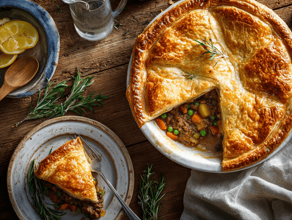 Lamb Mince Shepherd'S Croissant Pie